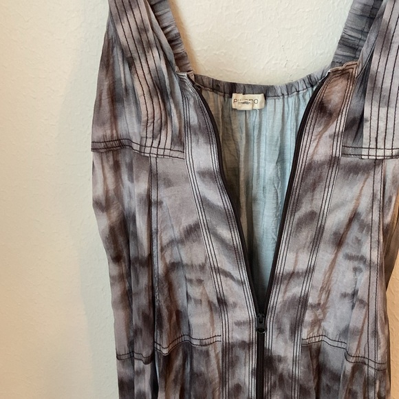 Anthropologie Pilcro Parasail Relaxed Midi Dress Grey Motif - Picture 6 of 10